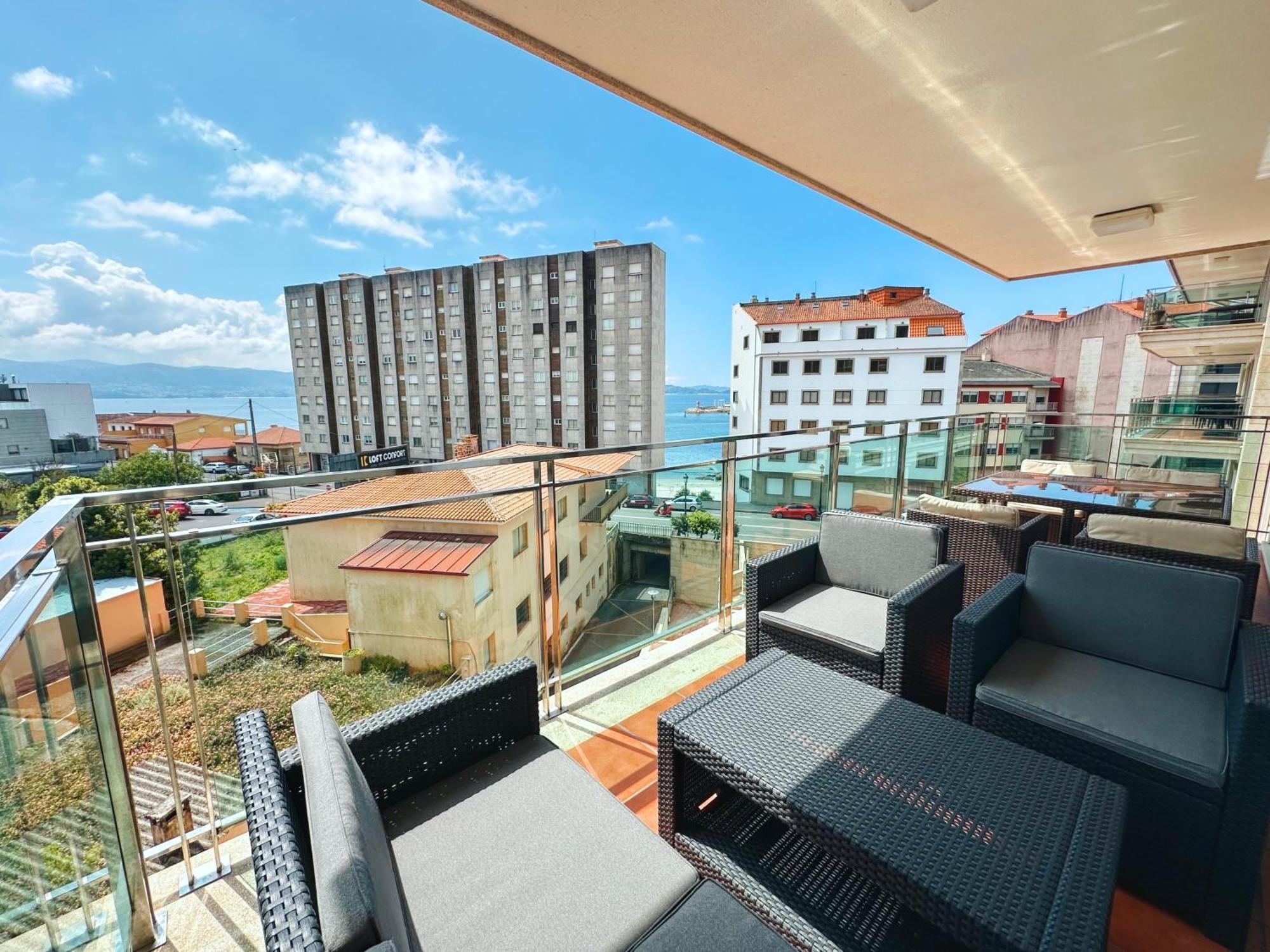 Apartamento Carabuxeira Playa Sanxenxo Extérieur photo